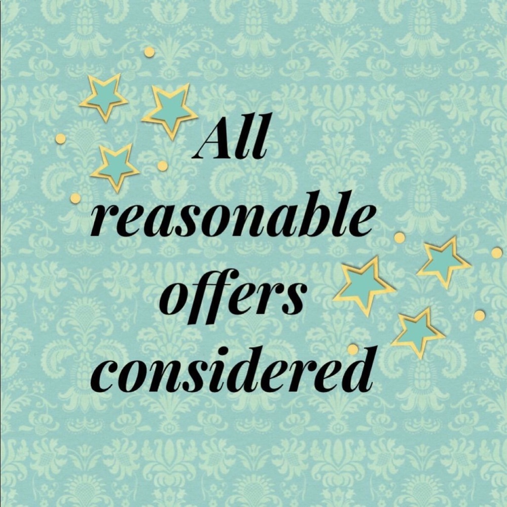 All reasonable offers considered